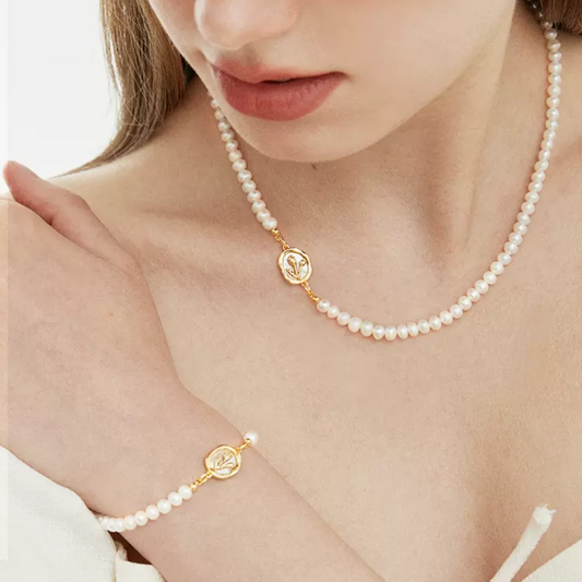 Collier Peau de Tulipe