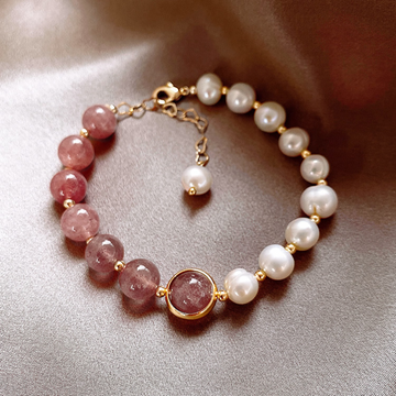 Strawberry Crystal Bracelet