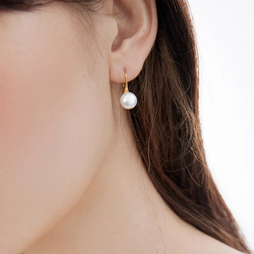 14K Gold Peals Earrings