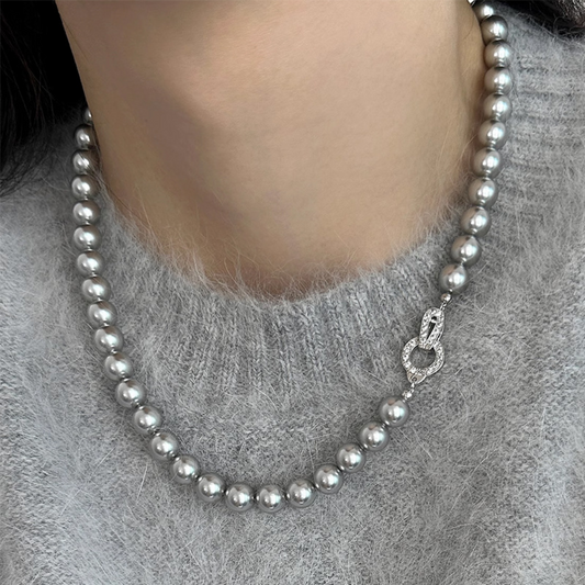 Collier en argent de luxe haut de gamme 