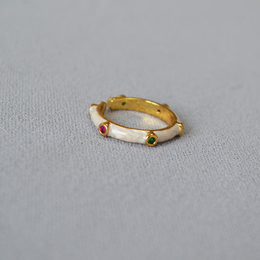 Handmade Enamel Ring