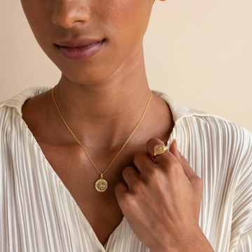 North Star Signet Ring and Necklace