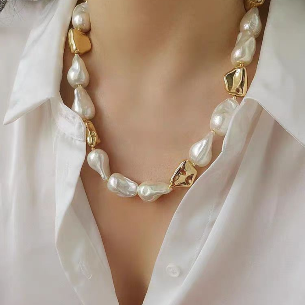 Deep Sea Shell Beads Necklace